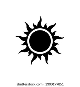 sun icon logo template