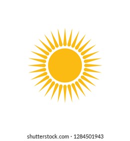 Sun icon. Modern weather icon.  Flat vector symbols.