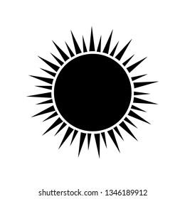 Sun icon. Modern weather icon. Flat vector symbols