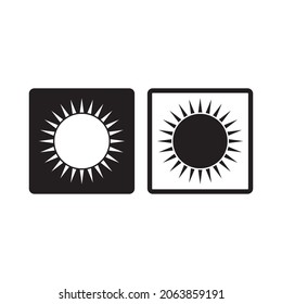 sun icon , nature icon vector