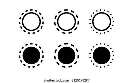 Sun icon on white background for graphic and web design. Big black sun icons set isolated on white background