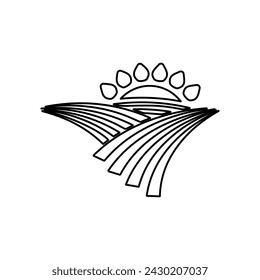 icono de sol sobre un fondo blanco, ilustración vectorial