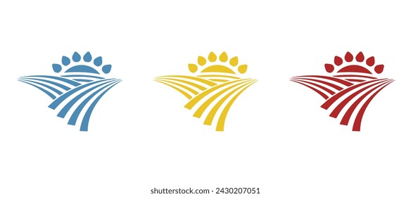 icono de sol sobre un fondo blanco, ilustración vectorial