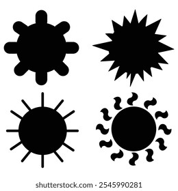 Sun Icon Set for Web and Graphic Design Projects