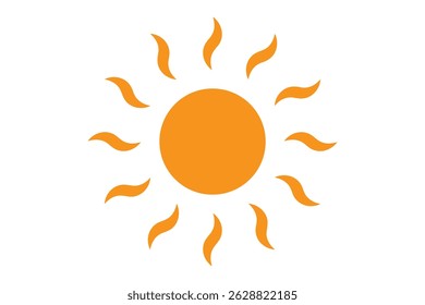 Sun icon set. Yellow sun icons. Shine sun ray set. Sunset icon collection.  Sunset icon collection. Yellow sun star icons. Vector illustration . 