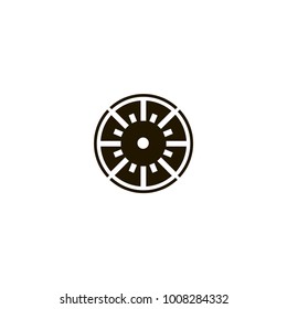 sun icon. sign design