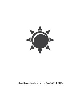 sun icon. sign design