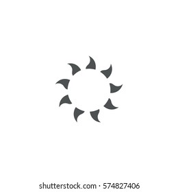 sun icon. sign design
