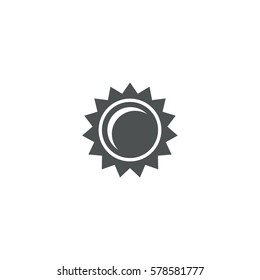 sun icon. sign design