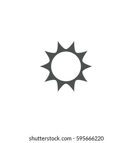sun icon. sign design