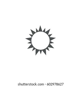 sun icon. sign design
