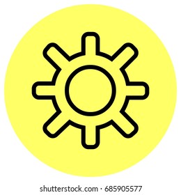 Sun icon , sign design