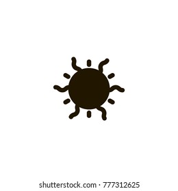 sun icon. sign design