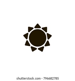 sun icon. sign design