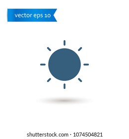 sun. sun icon. sign design. Vector EPS 10.
