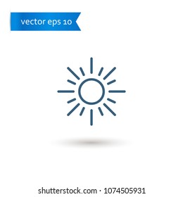sun. sun icon. sign design. Vector EPS 10.