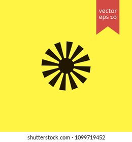 sun. sun icon. sign design. Vector EPS 10.