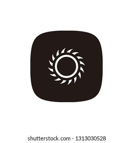 Sun icon sign symbol