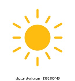 sun icon sign symbol, vector, eps 10