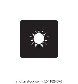 Sun icon sign symbol vector