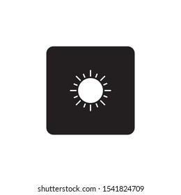 Sun icon sign symbol vector