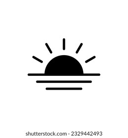 sun icon simple design logo