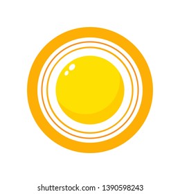Sun Icon. Summer or Sunshine Element Illustration As A Simple Vector Sign & Trendy Symbol for Design and Weather Websites, Holiday,Presentation or Mobile Application.
