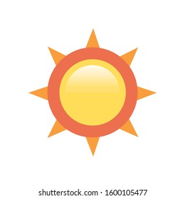 Sun Icon for Summer Weather