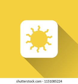 sun icon. sunlight symbol