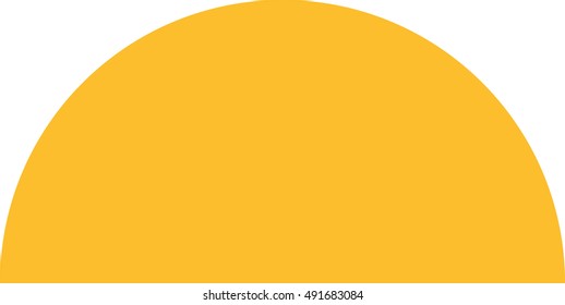 Sun icon - sunset or sunrise