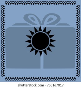 Sun icon, sunshine vector illustration