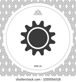 Sun icon symbol