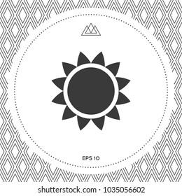 Sun icon symbol