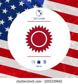 Sun icon symbol
