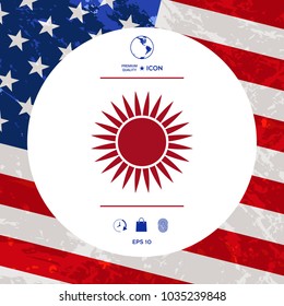Sun icon symbol