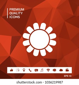 Sun icon symbol