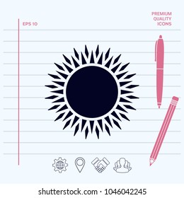 Sun icon symbol
