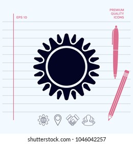 Sun icon symbol