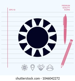 Sun icon symbol