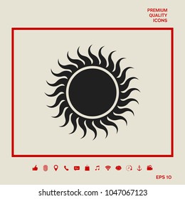 Sun icon symbol