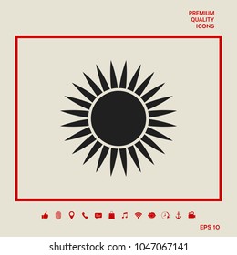 Sun icon symbol