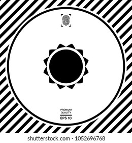 Sun icon symbol