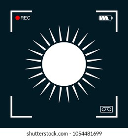 Sun icon symbol