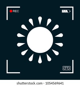 Sun icon symbol