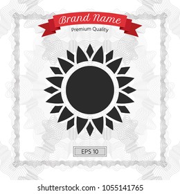 Sun icon symbol