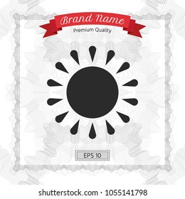 Sun icon symbol