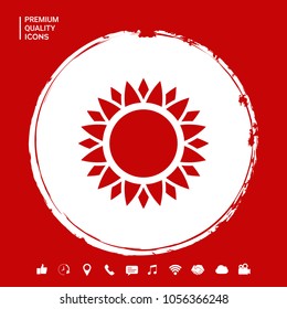 Sun icon symbol