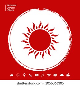 Sun icon symbol
