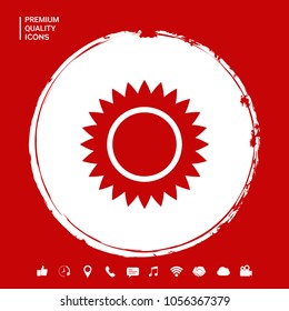 Sun icon symbol