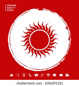 Sun icon symbol